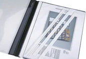 Teczki i skoroszyty - Durable Listwy kryjące do mechanizmu skoroszytowego 50 szt. białe 2924-02 - miniaturka - grafika 1