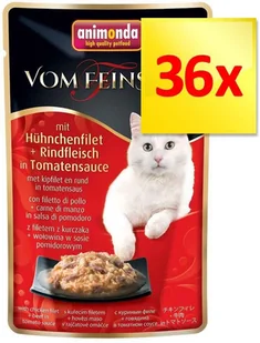 Animonda Vom Feinsten Zestaw vom Feinsten Adult w saszetkach, 36 x 50 g - Zestaw mieszany - Mokra karma dla kotów - miniaturka - grafika 3