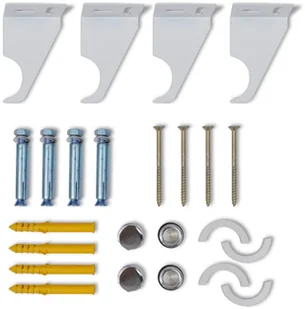 vidaXL Panel grzewczy, kaloryfer, biały, 542 x 900 mm - Grzejniki łazienkowe - miniaturka - grafika 4