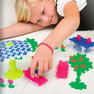 Plus Plus Klocki Plus Plus Mini Neon 300 elementów - Klocki - miniaturka - grafika 6