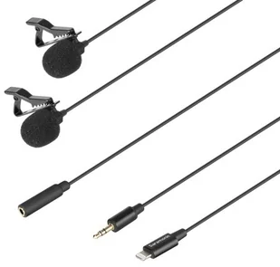 Saramonic Zestaw dwóch mikrofonów krawatowych LavMicro U1C ze złączem Lightning - Kamery cyfrowe - akcesoria - miniaturka - grafika 2