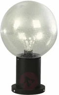 Lampy ogrodowe - Albert Leuchten Lampa na cokół II czarna ze szkłem pęcherzykowym - miniaturka - grafika 1