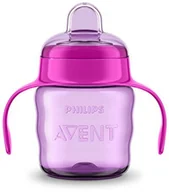 Kubki dla dzieci - Philips AVENT Kubek uczenia się z uchwytu 200 ml rose - miniaturka - grafika 1