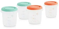 Akcesoria do karmienia - Pojemniki hermetyczne zamykane na żywność 4x250ml - śródziemnomorskie - miniaturka - grafika 1
