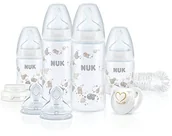 Butelki dla niemowląt - NUK Perfect Start Set, wyposażenie początkowe dla niemowląt, z First Choice Plus butelki dla niemowląt, 0-6 miesięcy  neutralny - miniaturka - grafika 1