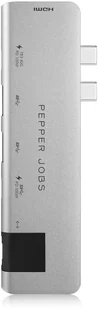 Pepper Jobs Pepper Jobs TCH-MBP7 Plus USB-C Adapter PJ-TCH-MBP7+ - Adaptery i przejściówki Pepper Jobs Pepper Jobs TCH-MBP7 Plus USB-C Adapter PJ-TCH-MBP7+ - Adaptery i przejściówki - miniaturka - grafika 1