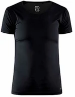 Koszulki sportowe damskie - Craft Koszulka damska Essential Czarny S 1910445 - miniaturka - grafika 1