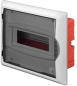 Rozdzielnie elektryczne - Elektro-Plast Rozdzielnica podtynkowa Economic 1/8 IP40 drzwi dymne - miniaturka - grafika 1