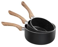 Zestawy garnków i patelni - Kitchen Artist zestaw 3 garnków kuchennych MEP115 - miniaturka - grafika 1