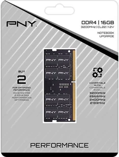 PNY Technologies 16GB DDR4 3200MHz 25600 MN16GSD43200-TB MN16GSD43200-TB - Pamięci RAM - miniaturka - grafika 4
