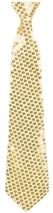 Boland boland 52951  krawat spangles, około 40 cm, złoty - Stroje karnawałowe - miniaturka - grafika 2