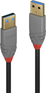 Lindy 36754 Kabel USB 3.0 typ A Anthra Line 5m LY-36754 - Kable USB - miniaturka - grafika 3