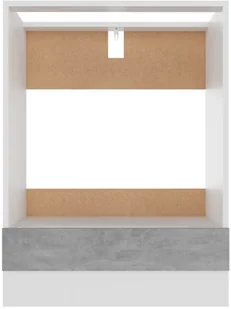 vidaXL Szafka kuchenna, szarość betonu, 60x46x81,5 cm, płyta wiórowa 801192 - Szafki kuchenne - miniaturka - grafika 20