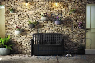 Keter Ławka ogrodowa z schowkiem PATIO - brązowa - Ławki ogrodowe - miniaturka - grafika 3