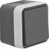 Wyłączniki światła i elektryczne - Berker AP-przełączające jasnoszary 30763505 - miniaturka - grafika 1