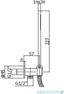 Paffoni Natrysk punktowy ZDUP095NO - Baterie umywalkowe - miniaturka - grafika 2