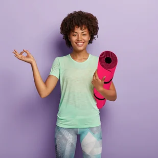 Movit RÓŻOWA MATA TPE 190x100x0,6cm DO ĆWICZEŃ PILATESU - Maty do ćwiczeń - miniaturka - grafika 2