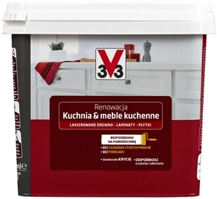 V33 Farba renowacyjna Kuchnia & Meble kuchenne 0 75 l śliwka - Farby do metalu V33 Farba renowacyjna Kuchnia & Meble kuchenne 0 75 l śliwka - Farby do metalu - miniaturka - grafika 1