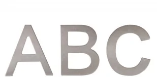 Litera samoprzylepna B-Harko 7,6 cm, "C", stal nierdzewna matowa - Numery na dom - miniaturka - grafika 2