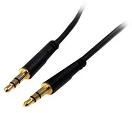 Kable - StarTech com com Slim 3.5mm Stereo Audio Cab MU15MMS - miniaturka - grafika 1