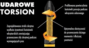 DeWALT zestaw 25 szt. końcówek udarowych TX25/25mm, IMPACT Torison, 1/4", Small Bulk Storage, Dewalt [DT70558T] DT70558T-QZ - Nasadki do elektronarzędzi - miniaturka - grafika 2