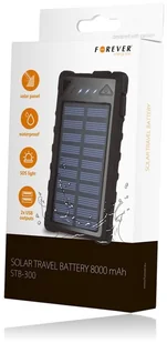 Forever Ładowarka solarna 8000 mAh STB-300 - Powerbanki - miniaturka - grafika 2