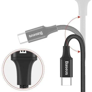 Baseus Kabel Rapid USB-C LED 2m Black BSU013BLK - Kable USB Baseus Kabel Rapid USB-C LED 2m Black BSU013BLK - Kable USB - miniaturka - grafika 3