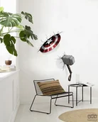 Naklejki na ścianę - Komar Naklejki ścienne Avengers Hammer & Shield 14743h 14743h - miniaturka - grafika 1