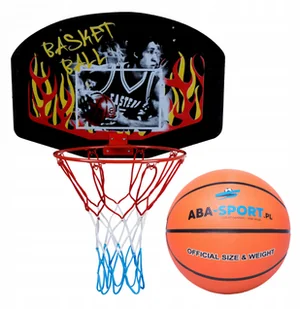 Tablica tarcza do Koszykówki Kosza Obręcz + Piłka - Koszykówka - miniaturka - grafika 6