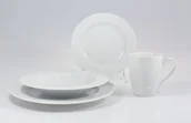 Serwisy obiadowe - Zestaw naczyń dla 6 osób 24 części Vega Niedekorowana - miniaturka - grafika 1