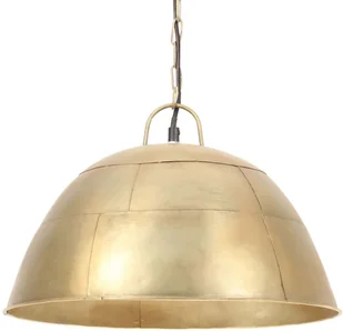 VidaXL Industrialna lampa wisząca, 25 W, mosiężna, okrągła, 41 cm, E27 320542 - Lampy sufitowe - miniaturka - grafika 3