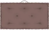 Poduszki na krzesła - VidaXL Lumarko Poduszka na podłogę lub paletę, taupe, 73x40x7 cm, bawełna 324686 VidaXL - miniaturka - grafika 1