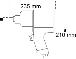 BETA Q3 - KLUCZ UDAROWY DWUKIERUNKOWY 1/2 1927P - Klucze pneumatyczne - miniaturka - grafika 6