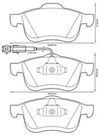 Akcesoria do elektronarzędzi - Jurid jurid 573334j zestaw klocków hamulcowych, hamulec tarczowy 573334J - miniaturka - grafika 1