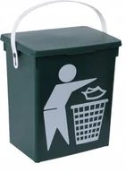 Kosze na śmieci - Pojemnik Na Odpady Bio Kosz Śmietnik 5L Z Pokrywą - miniaturka - grafika 1