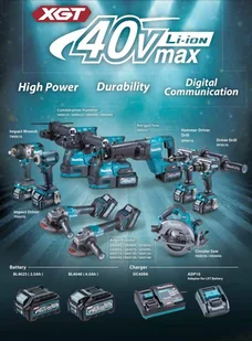 MAKITA akumulatorowa zakrętarka udarowa 1/4", 40V max Li-Ion, serii XGT + bluza na zamek z kapturem i logo XGT [R-0368] TD001GZ02 - Wkrętarki - miniaturka - grafika 9