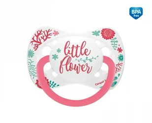 Canpol babies Canpol Smoczek silikonowy symetryczny Wild Nature 0-6 m-cy : Kolor - Różowy - Smoczki uspokajające - miniaturka - grafika 2