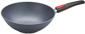 Woki - Woll Wok z odlewanego 11030dps Diamond Lite włóczek/obrotu w poziomie i mieszania patelnia ze zdejmowanym, średnica 30 cm, wysokość 10 cm, z trzonkiem 11030DPS - miniaturka - grafika 1