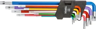 Topex Klucze Torx kpl 9 szt. kolorowe 35D969 - Klucze i nasadki - miniaturka - grafika 2