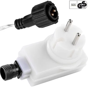 VOLTRONIC ZWISAJĄCE LAMPKI CHOINKOWE NA DOM 200 DIOD CIEPŁO BIAŁYCH + PILOT 30010159 - Oświetlenie świąteczne - miniaturka - grafika 6