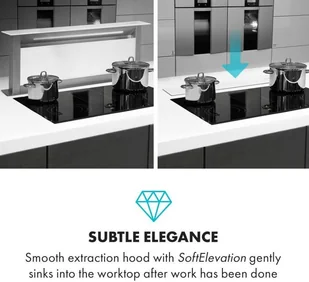 Klarstein Royal Flush Eco 90 Biały (CGCH3-RoyFlush-90WH) - Okapy kuchenne - miniaturka - grafika 2