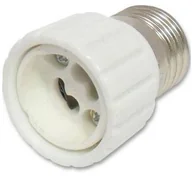 Akcesoria do oświetlenia - FK Technics Redukcja GU10 do oprawki E27 - miniaturka - grafika 1