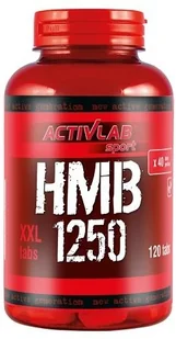 Activita Activ Lab HMB 1250 XXL Tabs (120 Tabs), 1er Pack (1 X 170,40 G) 364/E. (ACTIVITA/364/E.) - Produkty specjalne dla sportowców Activita Activ Lab HMB 1250 XXL Tabs (120 Tabs), 1er Pack (1 X 170,40 G) 364/E. (ACTIVITA/364/E.) - Produkty specjalne dla sportowców - miniaturka - grafika 1