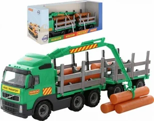 Wader POLESIE POLESIE Volvo Samochód do przewozu drewna, pudełko - Samochody i pojazdy dla dzieci - miniaturka - grafika 2