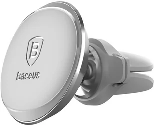 Baseus magnetyczny uchwyt na kratkę wentylacyjną z klipsem na 2 kable (srebrny/czarny) - Uchwyty samochodowe do telefonów - miniaturka - grafika 22