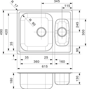 Reginox ADMIRAL L60 - Zlewozmywaki - miniaturka - grafika 2