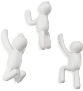 Umbra Umbra, Wieszak ścienny Buddy, biały, 7,5x16,8x7,6 cm - Miseczki i talerzyki dla dzieci - miniaturka - grafika 10