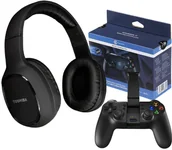 Słuchawki - Toshiba Zestaw gamingowy: RZE-BT160H czarne + gamepad GameSir-T1s - miniaturka - grafika 1
