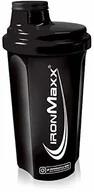 Shakery i bidony sportowe - IronMaxx Shaker proteinowy  700 ml  Night Black  shaker do białek z zamknięciem obrotowym, sitkiem i skalą pomiarową  shaker fitness do koktajli bez grudek  łatwy do czyszczenia  zaprojektowany w Niem - miniaturka - grafika 1