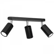 Lampy sufitowe - Luminex Bello 1772 plafon lampa sufitowa spot 3x8W GU10 czarny - miniaturka - grafika 1